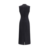 Maison Margiela Black Wool Oves Aries Casual Dress