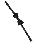 Dolce & Gabbana Men Black White PolkaDot Adjustable Bow Tie