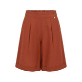 Trussardi Jeans Brown Viscose Women Shorts