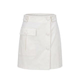 Trussardi Jeans White Viscose Women Skirt
