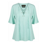 Trussardi Light Blue Cotton Women Shirt