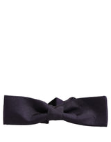 Dolce & Gabbana Men Violet 100% Silk Adjustable Neck Papillon Bow Tie