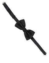 Dolce & Gabbana Men Black 100% Silk Adjustable Neck Papillon Bow Tie
