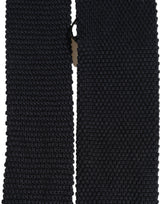 Dolce & Gabbana Men Black 100% Silk Adjustable Men Tied Necktie Tie