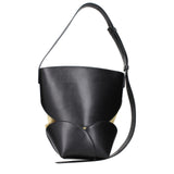 Jil Sander Black Leather Crossbody Bag