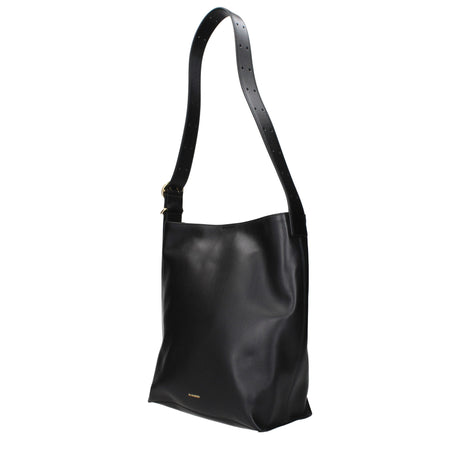 Jil Sander Black Leather Crossbody Bag