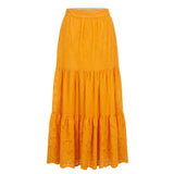Trussardi Jeans Orange Polyester Women's Skirt