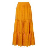 Trussardi Jeans Orange Polyester Women's Skirt