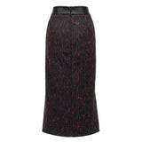 Trussardi Black Wool Women Skirt