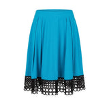 Trussardi Blue Acetate Women Skirt