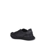 Dolce & Gabbana Black Fabric Athletic Sneakers