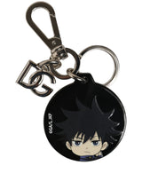 Dolce & Gabbana Black Fushiguro Megumi Charm Metal Keychain Keyring