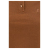 Saint Laurent Brown Cotton Polo Shirt