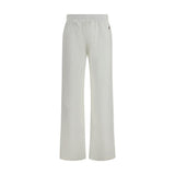 Moncler White Cotton Casual Pants