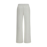 Moncler White Cotton Casual Pants