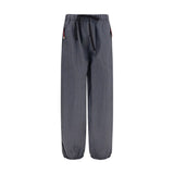 Prada Gray Wool Oves Aries Casual Pants
