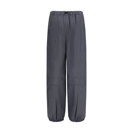 Prada Gray Wool Oves Aries Casual Pants