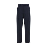 The Latest Blue Polyester Dress Pants