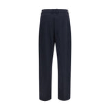 The Latest Blue Polyester Dress Pants