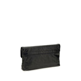 Balenciaga Black Lamb Ovis Aries Aries Clutch Bag