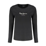 Pepe Jeans Black Cotton Women's T-Shirt