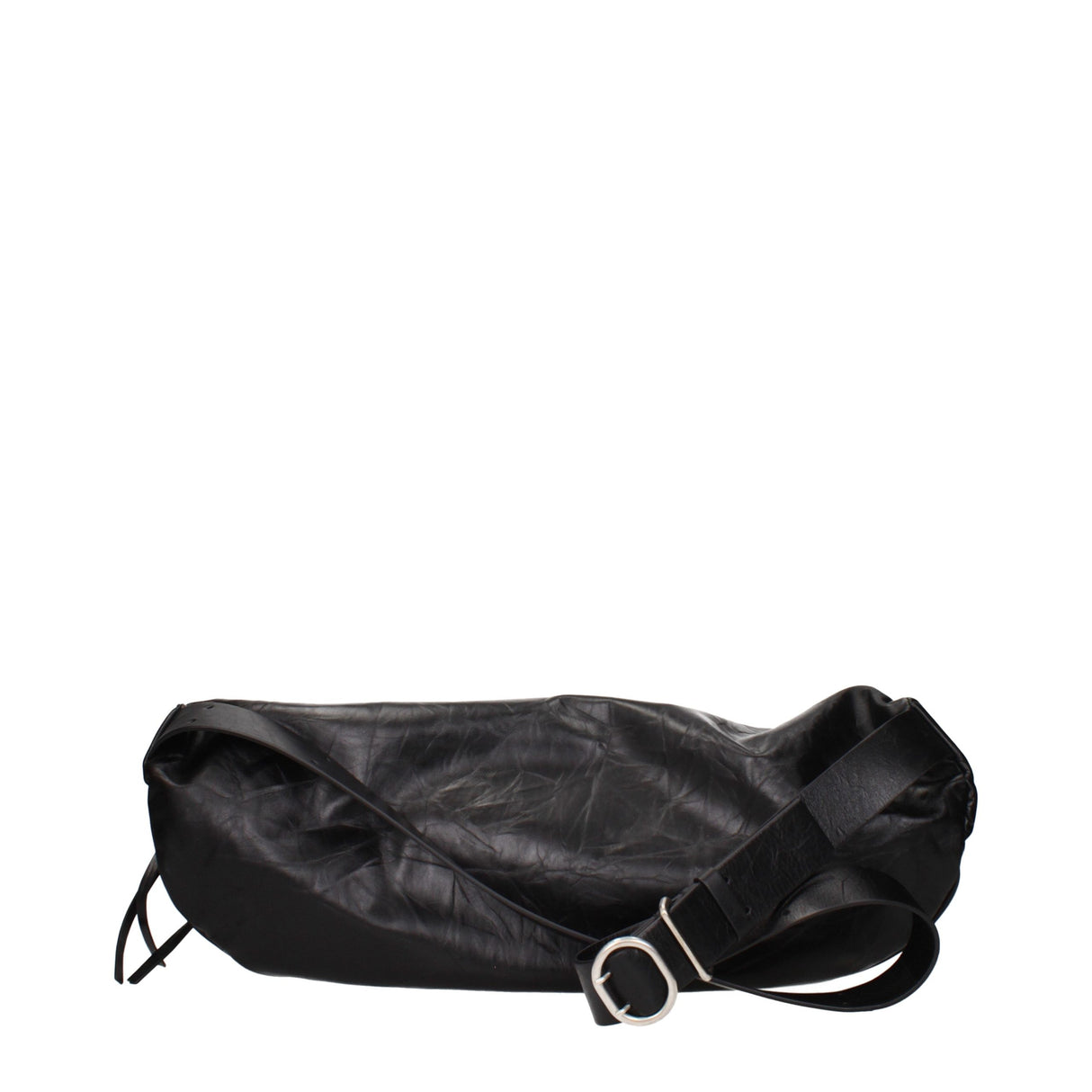 Jil Sander Black Leather Backpack