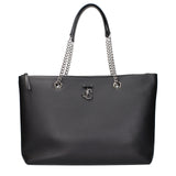Jimmy Choo Black Leather Shoulder Bag