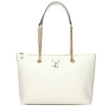 Jimmy Choo White Leather Shoulder Bag