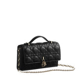 Dior Black Leather Shoulder Bag
