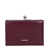 Jil Sander Red Leather Wallet