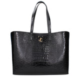 Jimmy Choo Black Leather Shoulder Bag