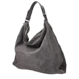 Jimmy Choo Gray Leather Shoulder Bag