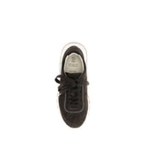 Brunello Cucinelli Brown Suede Leather Low Top Sneakers