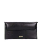 Jil Sander Black Leather Wallet