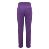 Trussardi Jeans Purple Viscose Women Pants