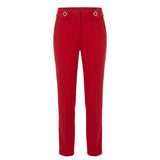 Trussardi Jeans Red Polyester Women Pant
