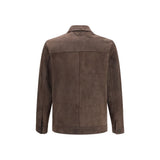 Salvatore Santoro Brown Leather Leather Jacket