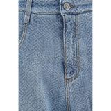 Ermanno Scervino Blue Cotton Relaxed Fit Jeans