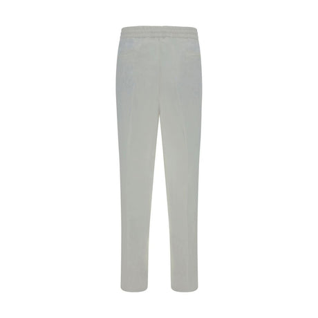 Brunello Cucinelli White Linen Casual Pants