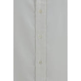 Brunello Cucinelli White Cotton Dress Shirt