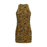 Saint Laurent Brown Polyamide Casual Dress