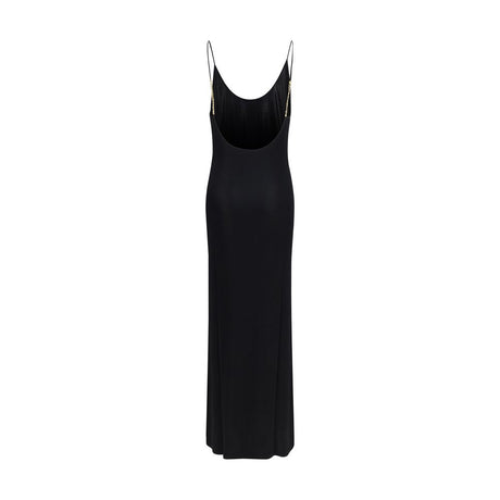 Saint Laurent Black Viscose Casual Dress