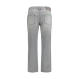 Ermanno Scervino Gray Cotton Boyfriend Jeans