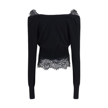 Ermanno Scervino Black Cashmere Cardigan