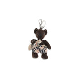 Burberry Brown Wool Oves Aries Keychain