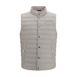 Brunello Cucinelli White Polyester Sleeveless Jacket