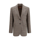 Max Mara Brown Wool Oves Aries Blazer