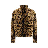 Max Mara Brown Cotton Full-Length Jacket