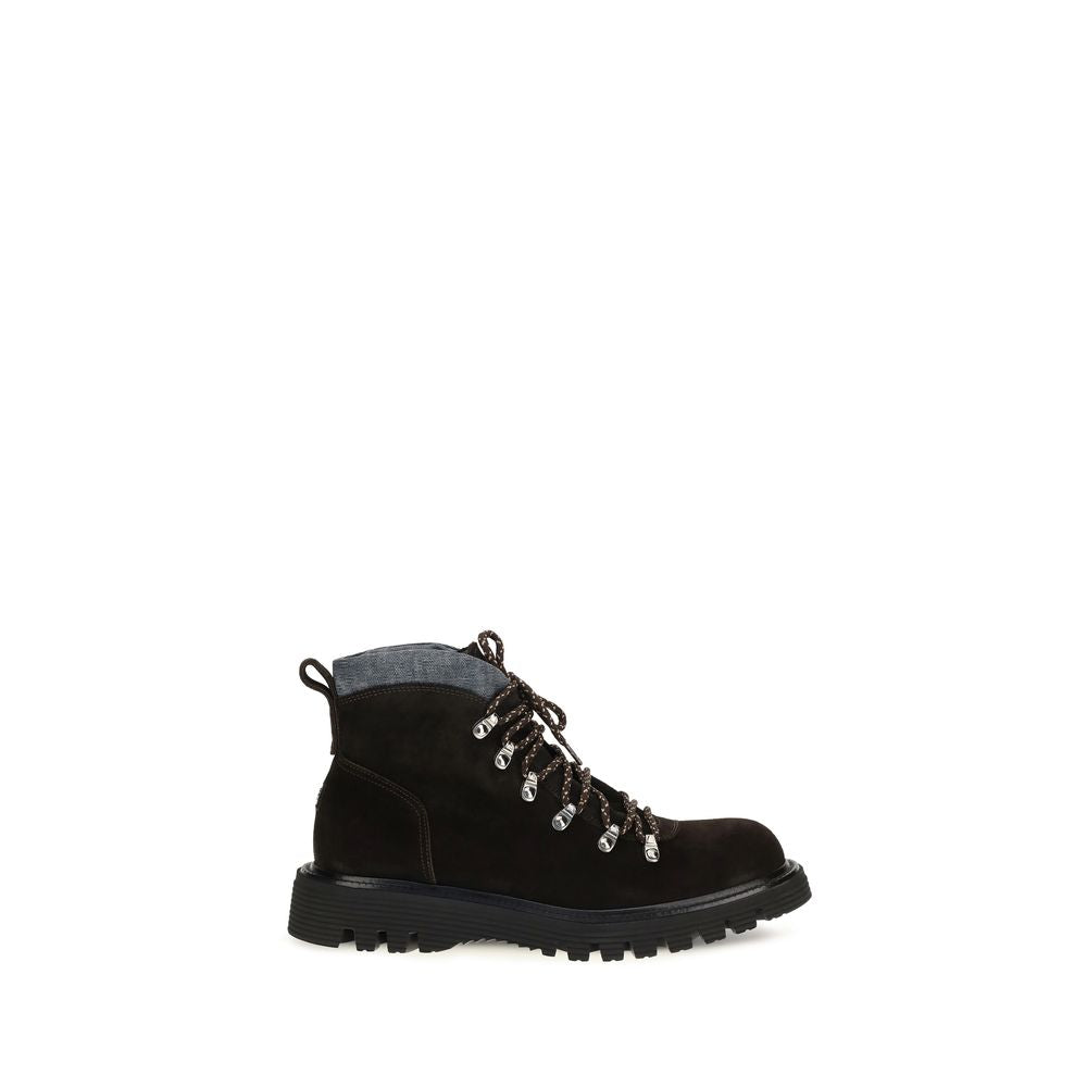 Fratelli Rossetti Brown Suede Leather Lace-Up Men\'s Boots Fratelli Rossetti Suede Chelsea Boots | Brown | FARFETCH main image 3