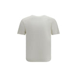 Saint Laurent White Cotton T-Shirt
